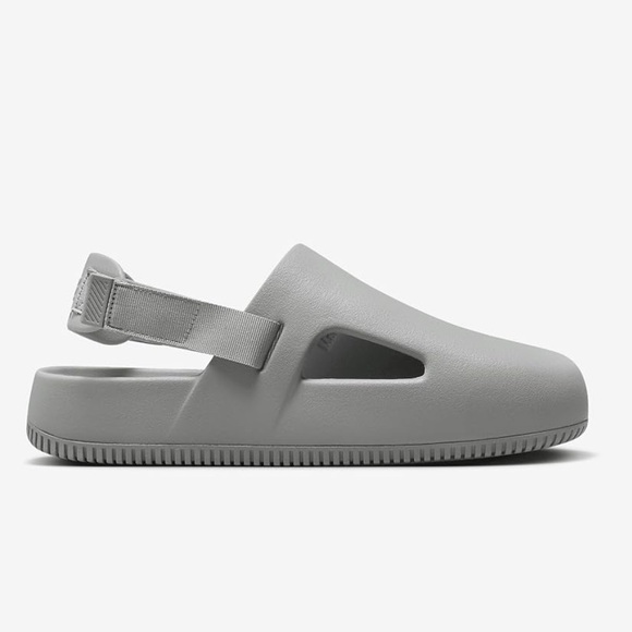 NIKE ‘Calm’ Mules In Light Smoke Grey - Picture 4 of 16